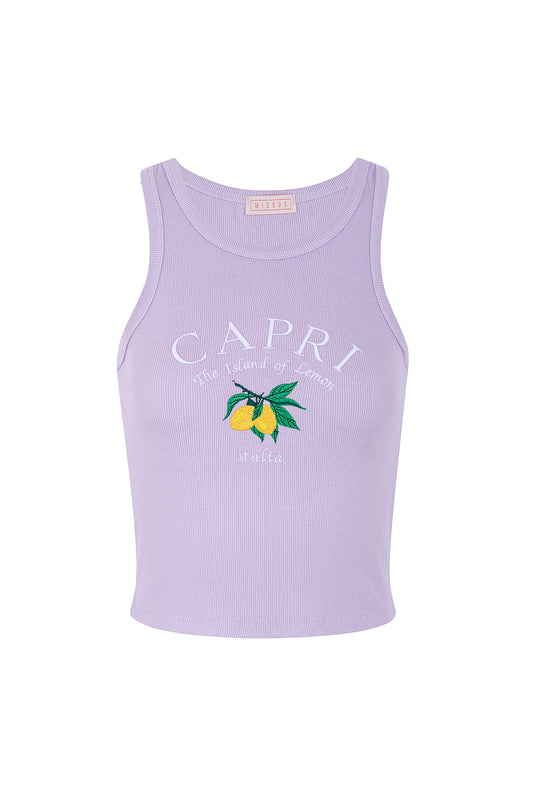 NAVY CAPRI TANK TOP S9