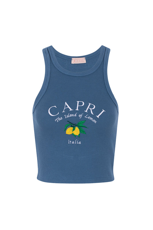 NAVY CAPRI TANK TOP S9