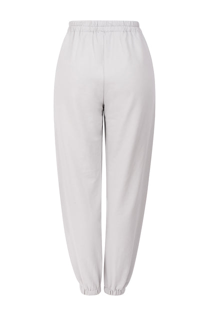 GREY TRACKSUIT SWEATPANTS
