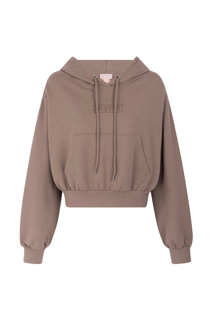TAUPE TRACKSUIT HOODIE