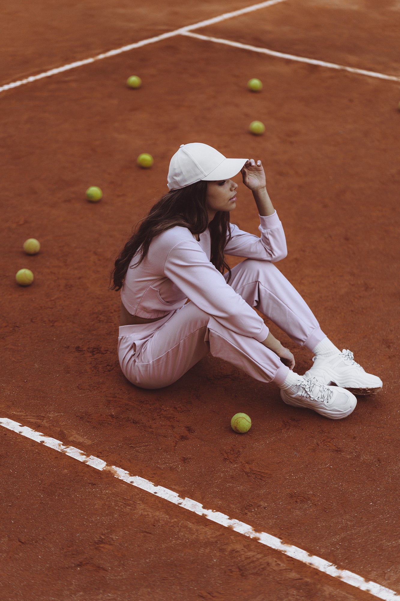 PINK TRACKSUIT SWEATPANTS