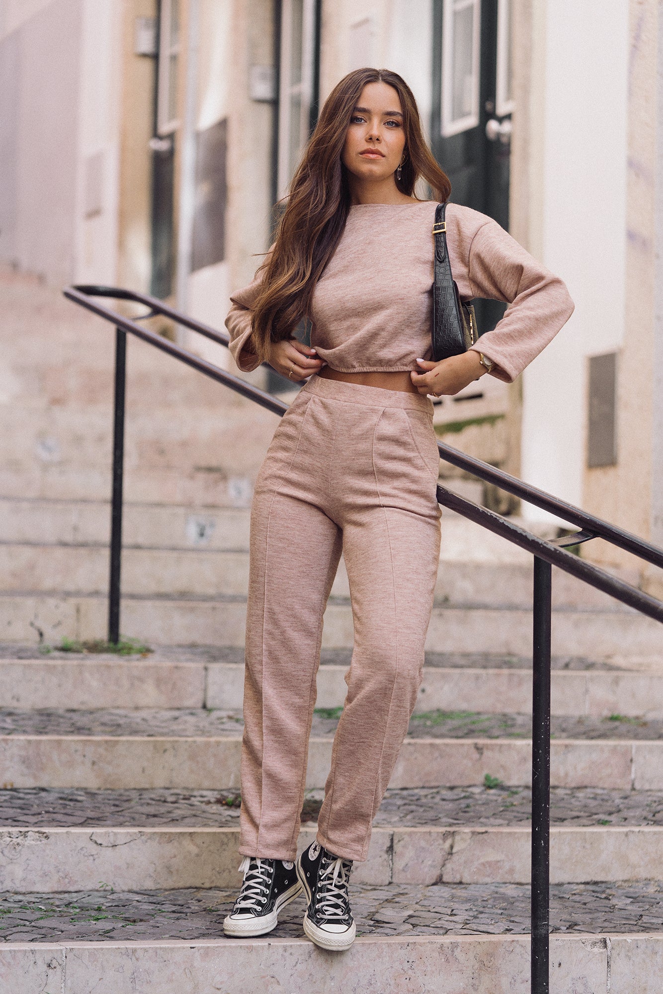 TAN LOUNGEWEAR TROUSERS (OUT OF STOCK)