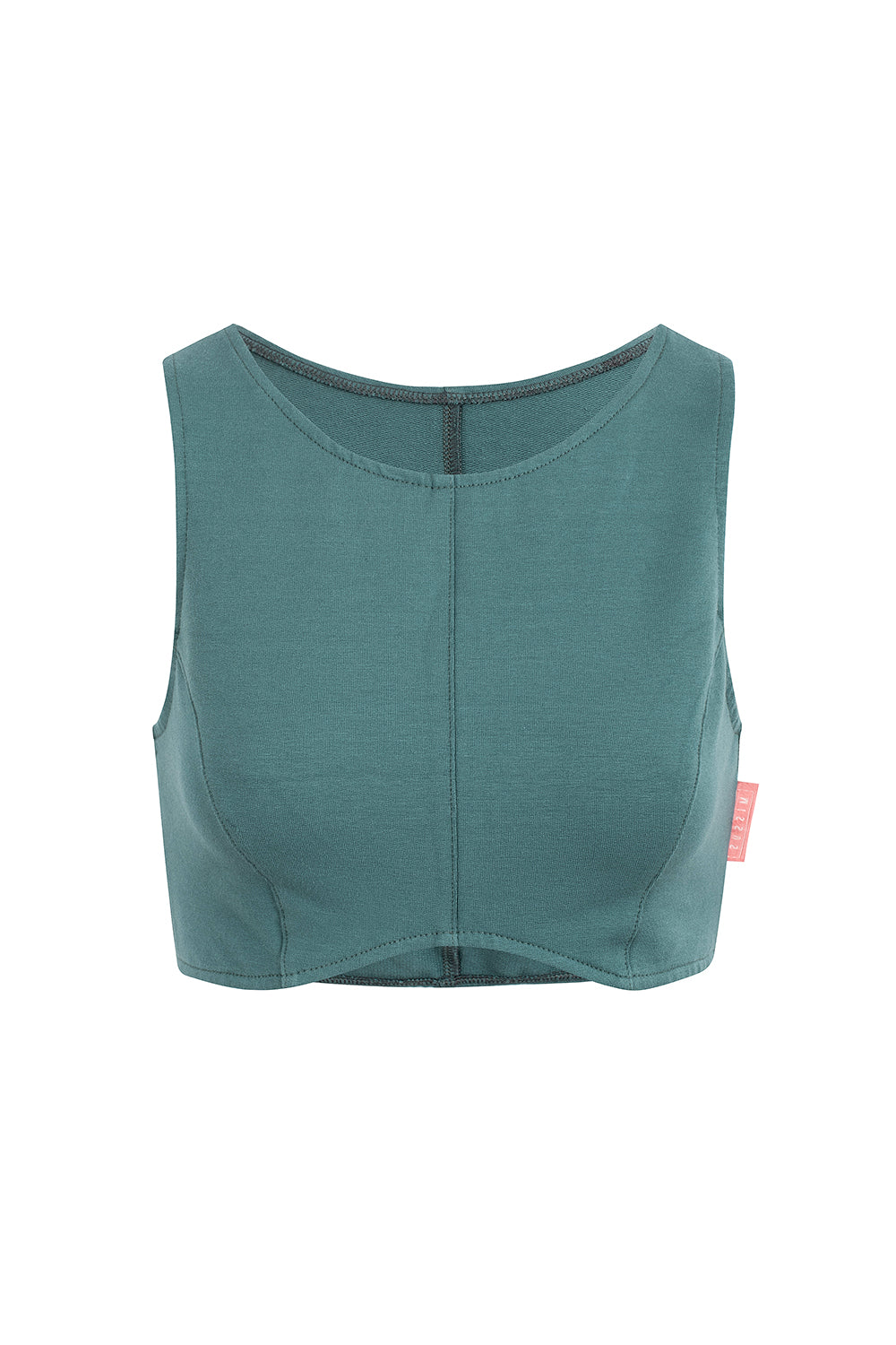 GREEN TRACKSUIT CROP TOP