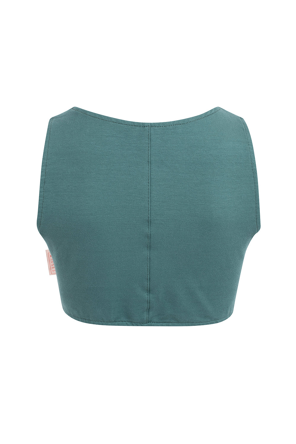 GREEN TRACKSUIT CROP TOP