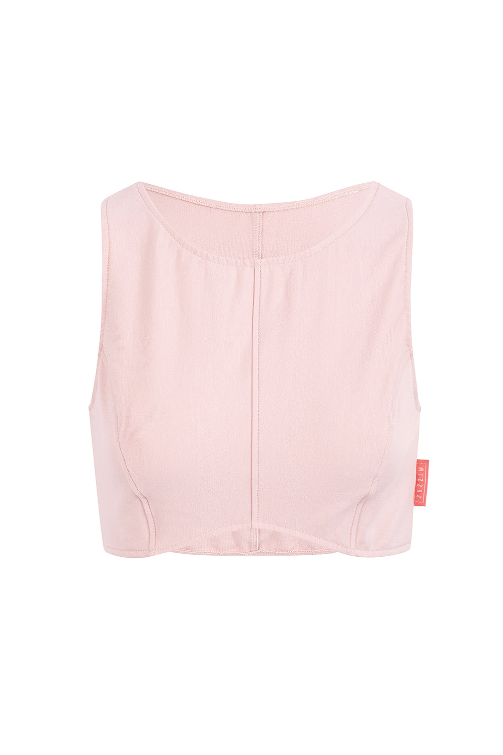 PINK TRACKSUIT CROP TOP